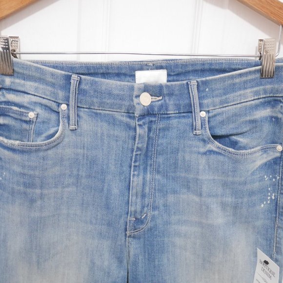 MOTHER Denim High-Waist Looker Ankle Fray Skinny - Picture 6 of 6